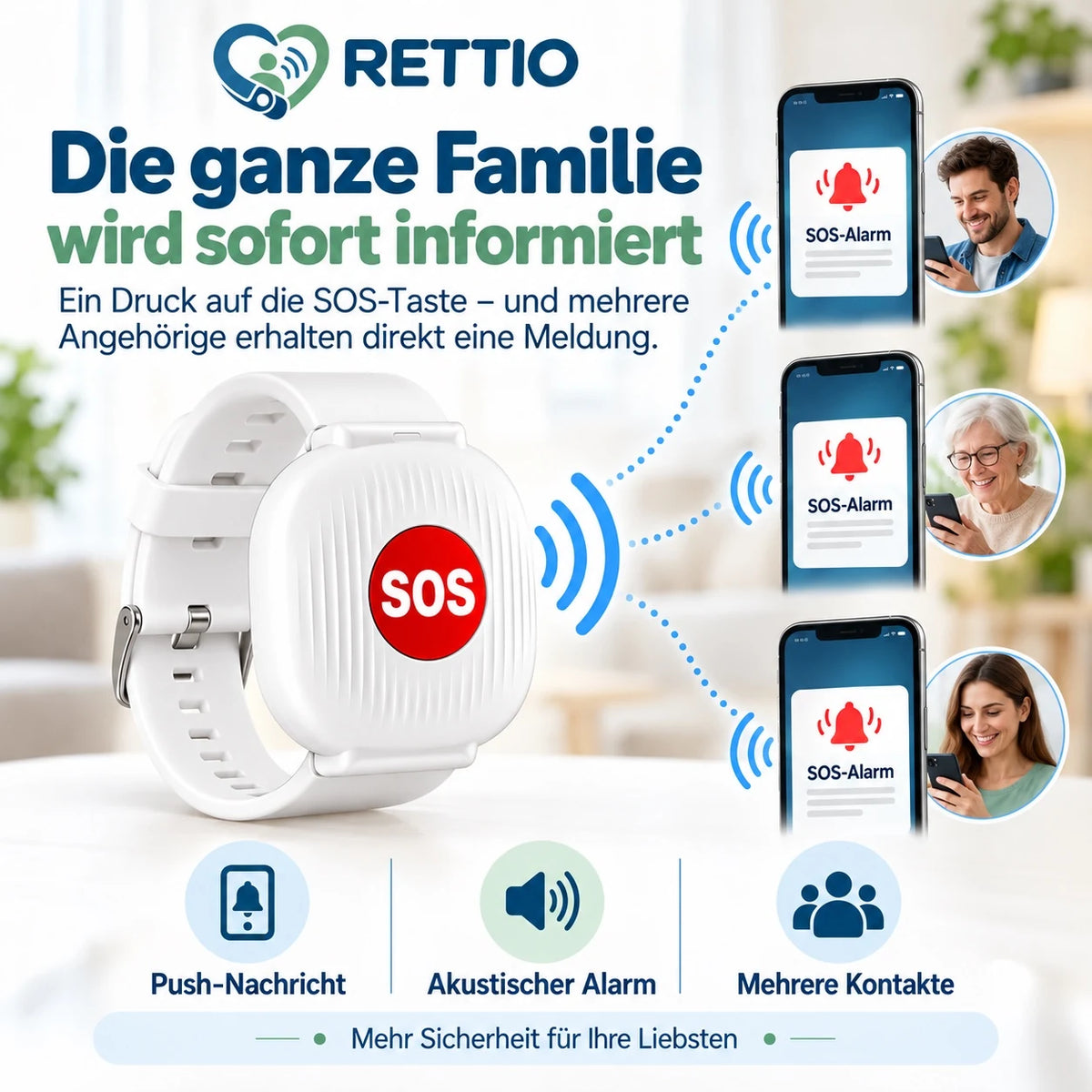 RETTIO SOS-Armband